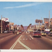 Van Nuys, CA. Van Nuys Blvd. with Owl Drugs on the corner.