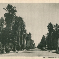 Van Nuys, CA. View of Haynes St. looking toward Vesper Ave.