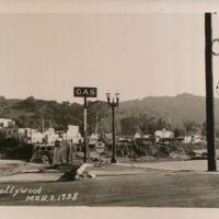 Aftermath of Los Angeles flood, North Hollywood, CA.