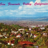 View of the San Fernando Valley from the Hollywood Hills.