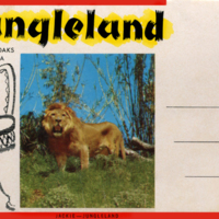 Postcard booklet from Jungleland, Thousand Oaks, CA. 