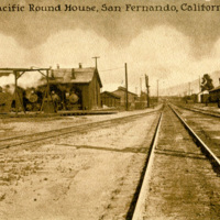 Southern Pacific Round House, San Fernando, CA.