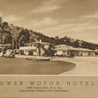 Tower Motor Hotel, Hollywood (Studio City), CA.