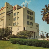 Exterior of Anheuser-Busch Brewery, Van Nuys, CA.