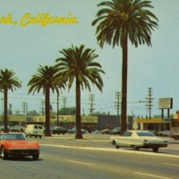 Canoga Park, CA. Sherman Way, looking west.