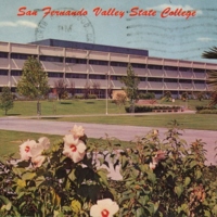 Unidentified building at San Fernando Valley State College, Northridge, CA.