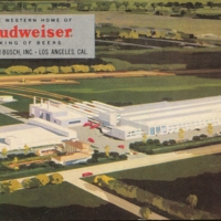 Image based on aerial view of Anheuser-Busch Brewery, Van Nuys, CA.