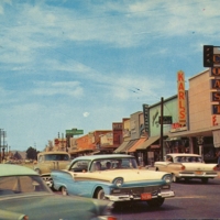 Reseda, CA. Sherman Way, looking west toward Reseda Blvd.