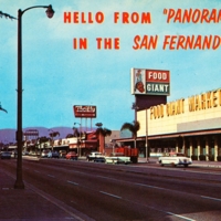 Panorama City, CA. Van Nuys Blvd. looking north.