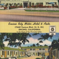 Encino Ritz Motor Hotel and Apts., Encino, CA.