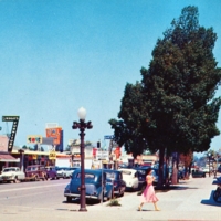 Canoga Park, CA. Looking east on Sherman Way.