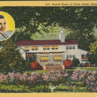 Ranch home of Clark Gable, Encino, CA.