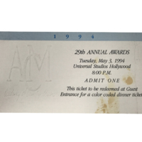 Ticket to the 29th Annual Academy of Country Music Awards