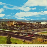 Woodland Hills, CA. Aerial view of Woodland Hills Promenade.