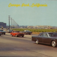 Canoga Park, CA. Looking north on Topanga Canyon Blvd.