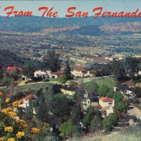 View of the San Fernando Valley from the hills above Burbank, CA.