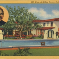 Home of Mickey Rooney, Encino, CA.