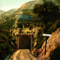 Entrance to San Fernando Tunnel, Santa Clarita Valley, CA.