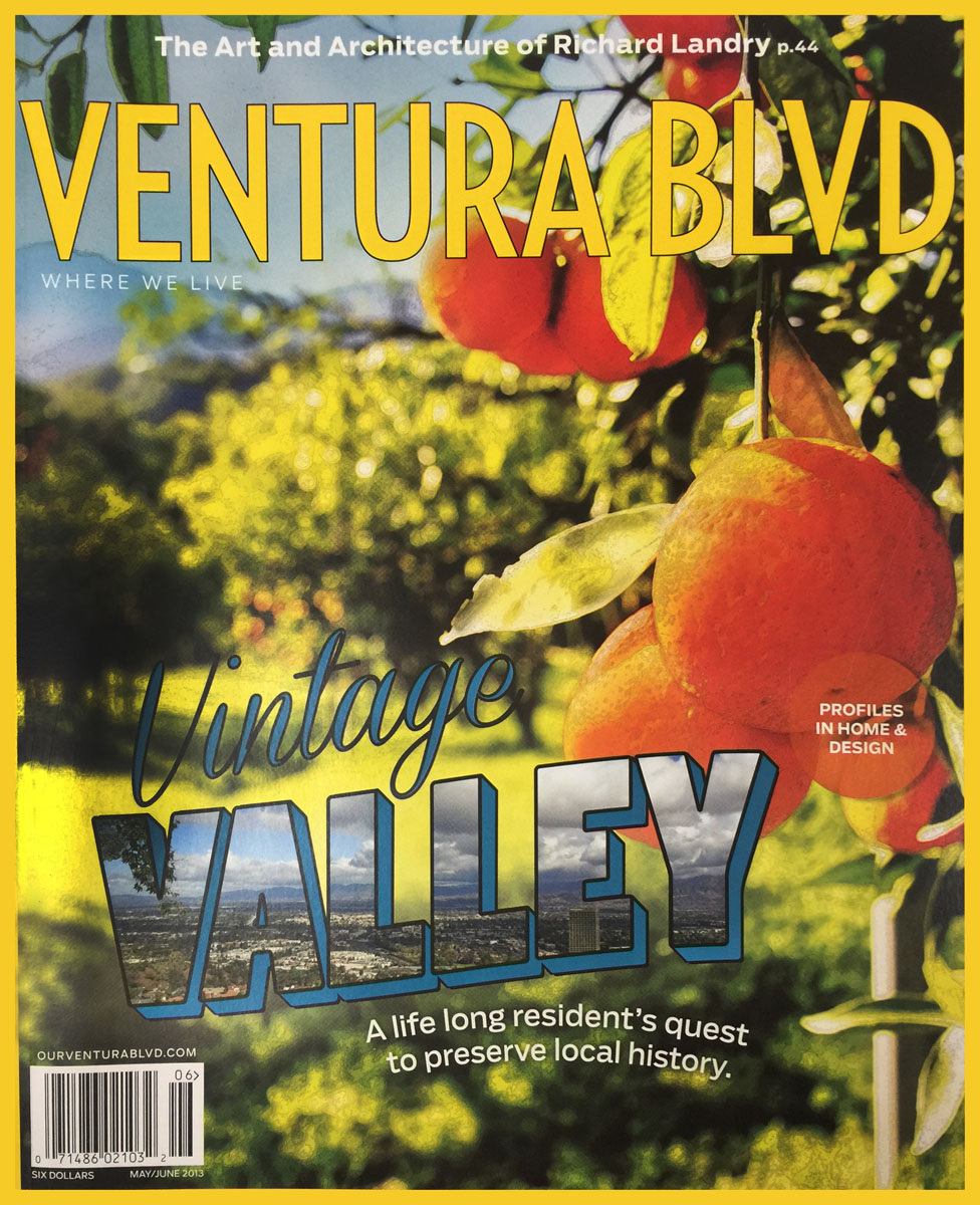 VALLEY RELICS MAKES THE FRONT PAGE OF VENTURA BLVD MAGAZINE MAY - JUNE 2013