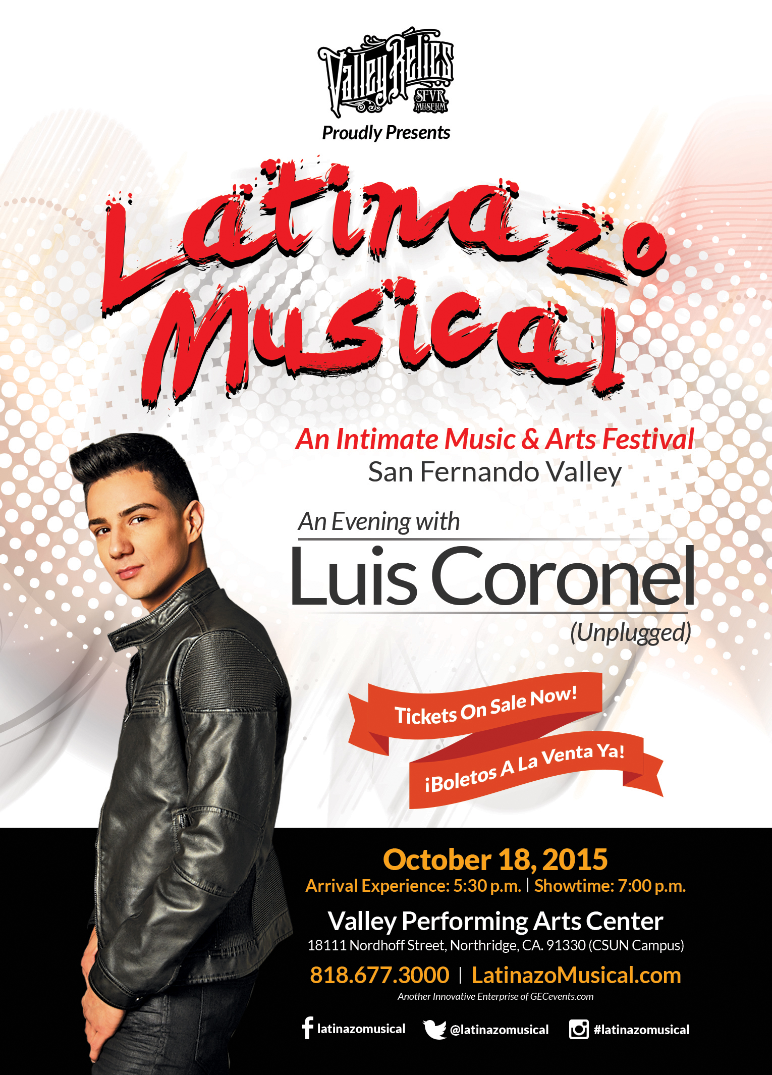 Valley Relics Presents: An Evening with Luis Coronel (Unplugged)